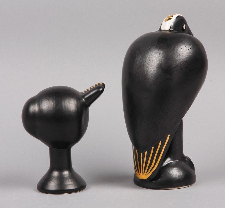 FIGURINER, 2 st, Lisa Larson, Gustavsberg K-studion.