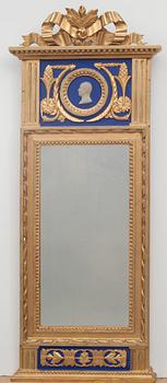 SPEGEL, sengustaviansk, Stockholms hallstämpel 1798.