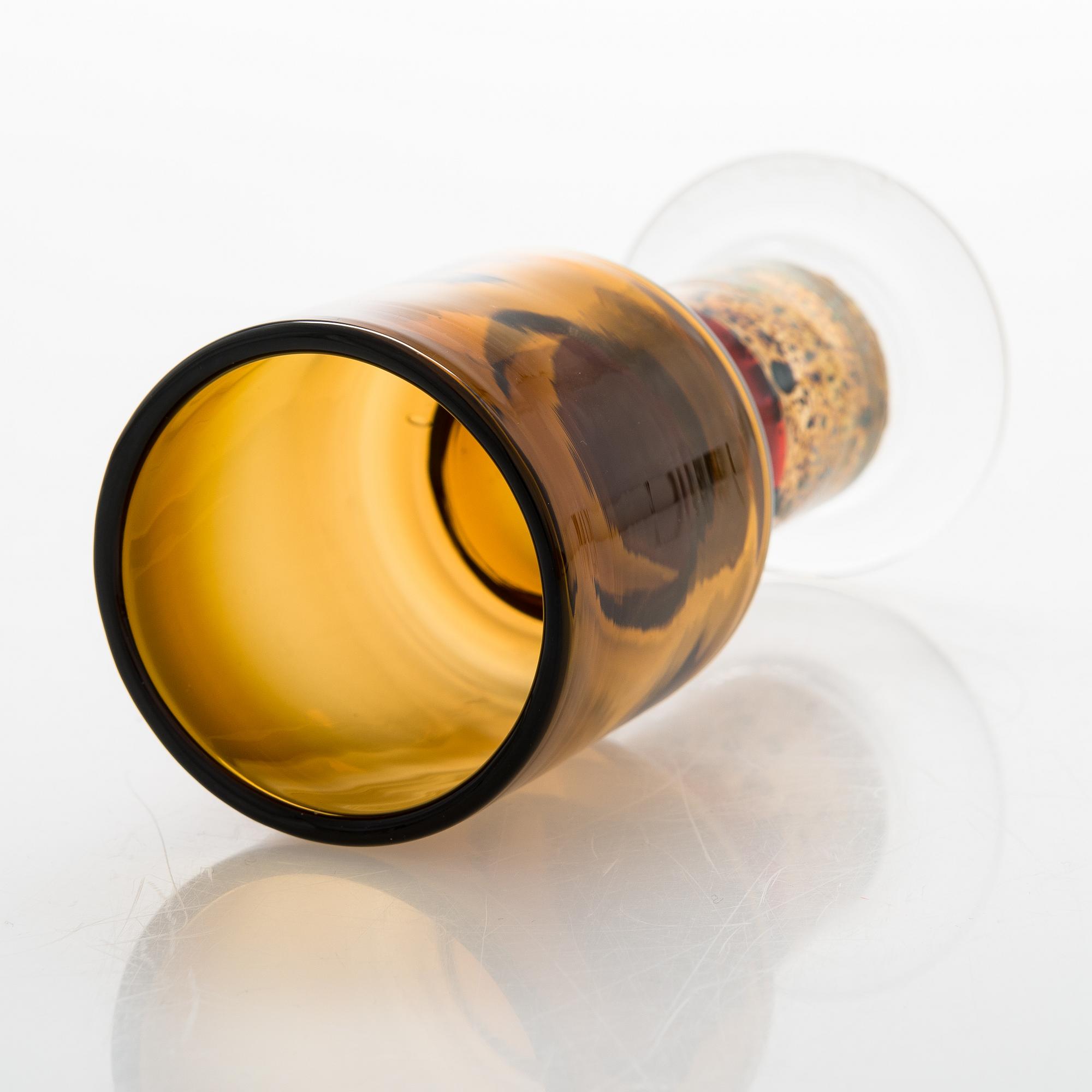 Kaj Franck, Glass goblet, signed Kaj Franck Nuutajärvi Notsjö.