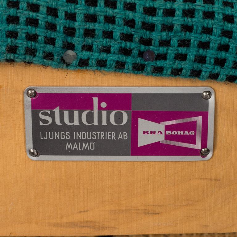 A 'TeVe' easy chair by Alf Svensson, Bra Bohag, Studio, Ljungs Industier AB Malmö.