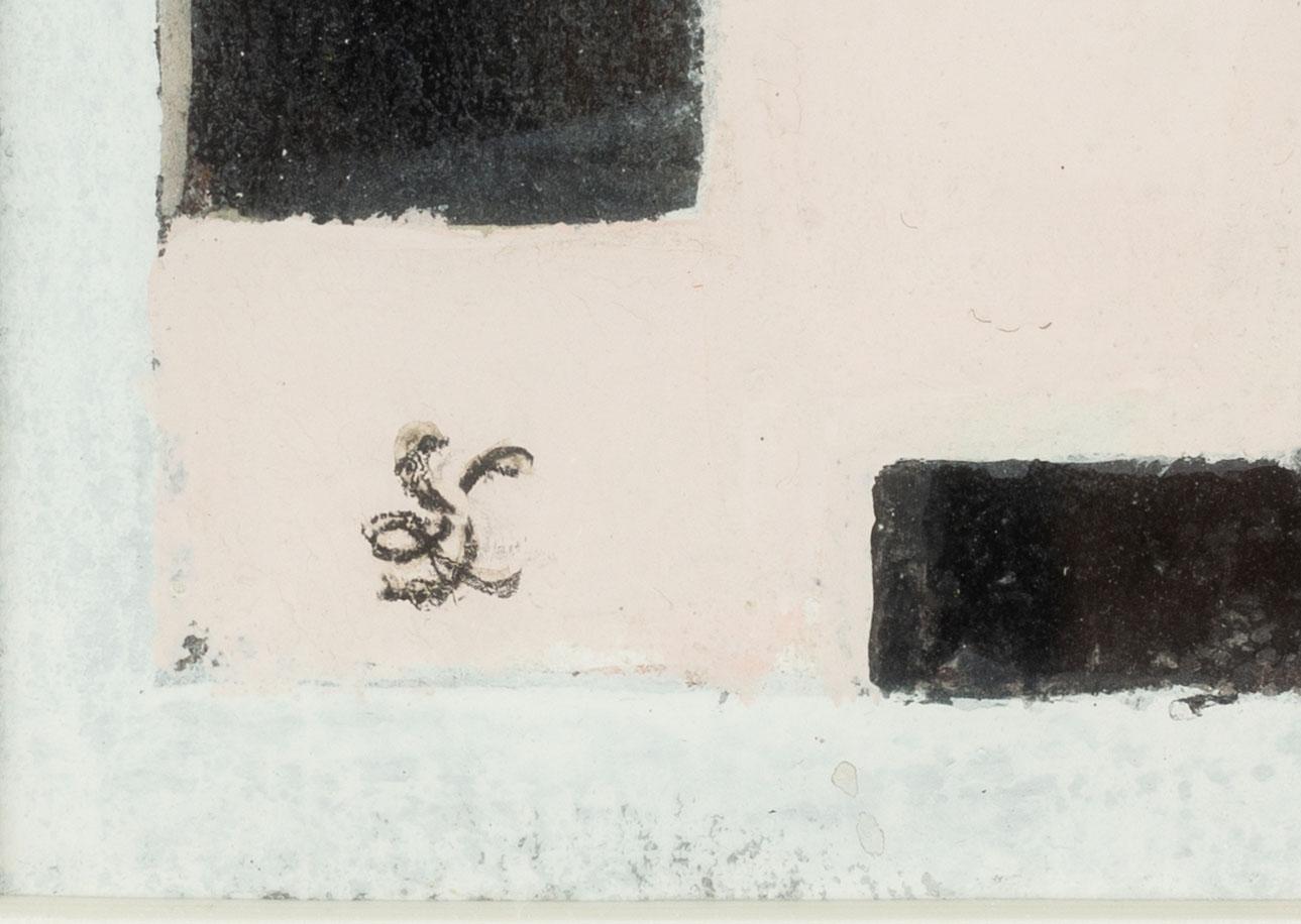 Sixten Lundbohm, gouache, signed with monogram.