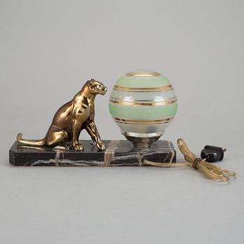 BORDSLAMPA, art deco, 1930/40-tal.