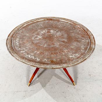 A 20th centiry Indian metal table.