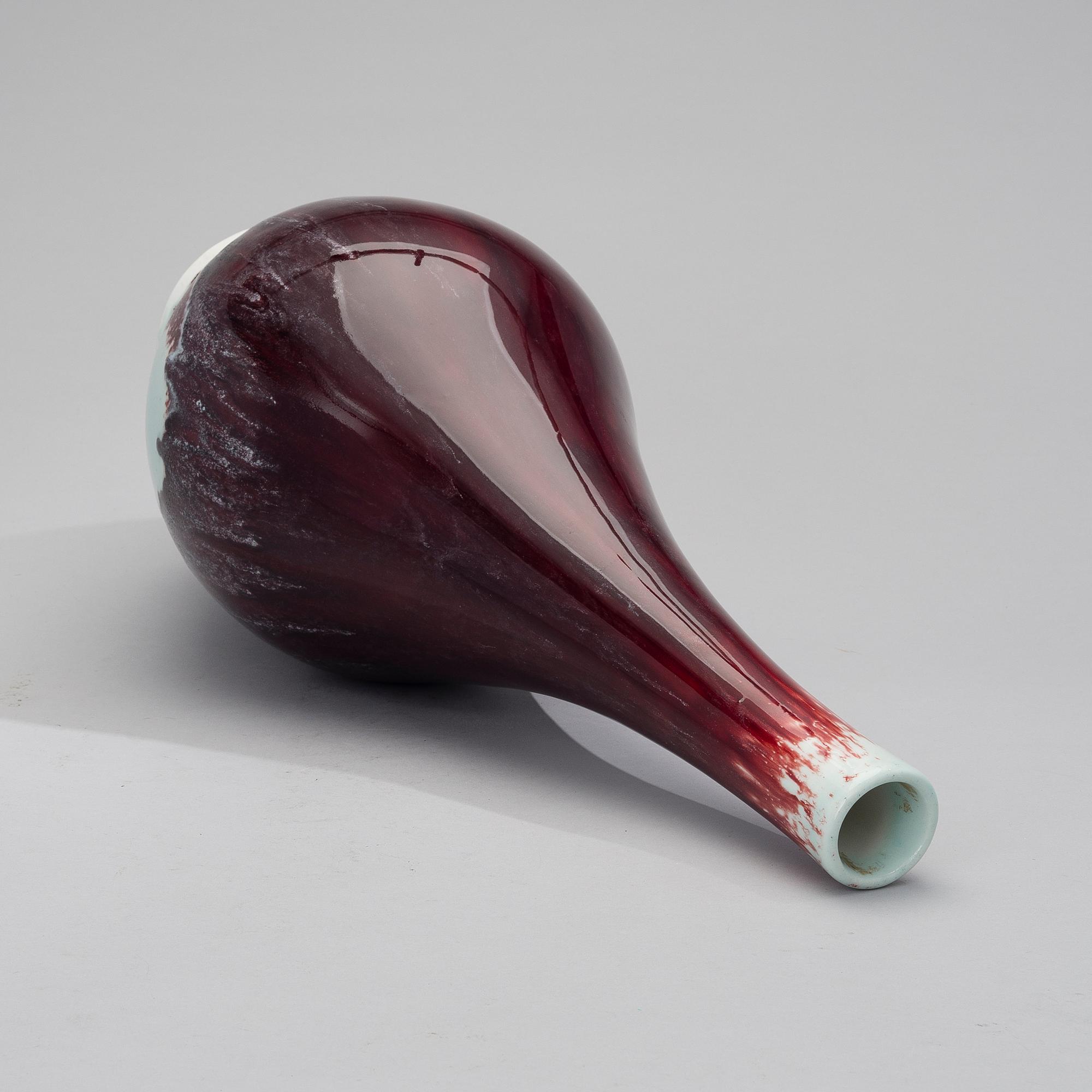 FRIEDL HOLZER-KJELLBERG, A CERAMIC VASE. Signed Arabia, F.H.Kj. 1950s.