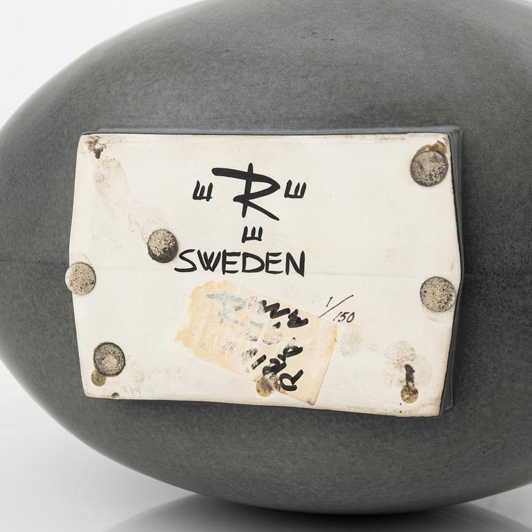 Rolf Sinnemark, vas samt skålfat, stengods, Rörstrand.