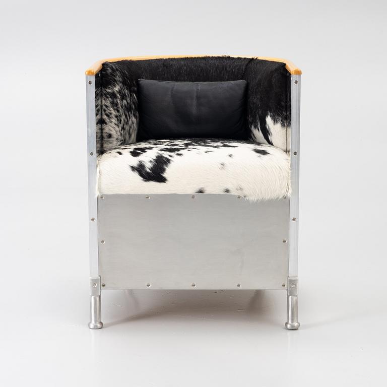 Mats Theselius, Armchair, “Aluminiumfåtölj”, Källemo.