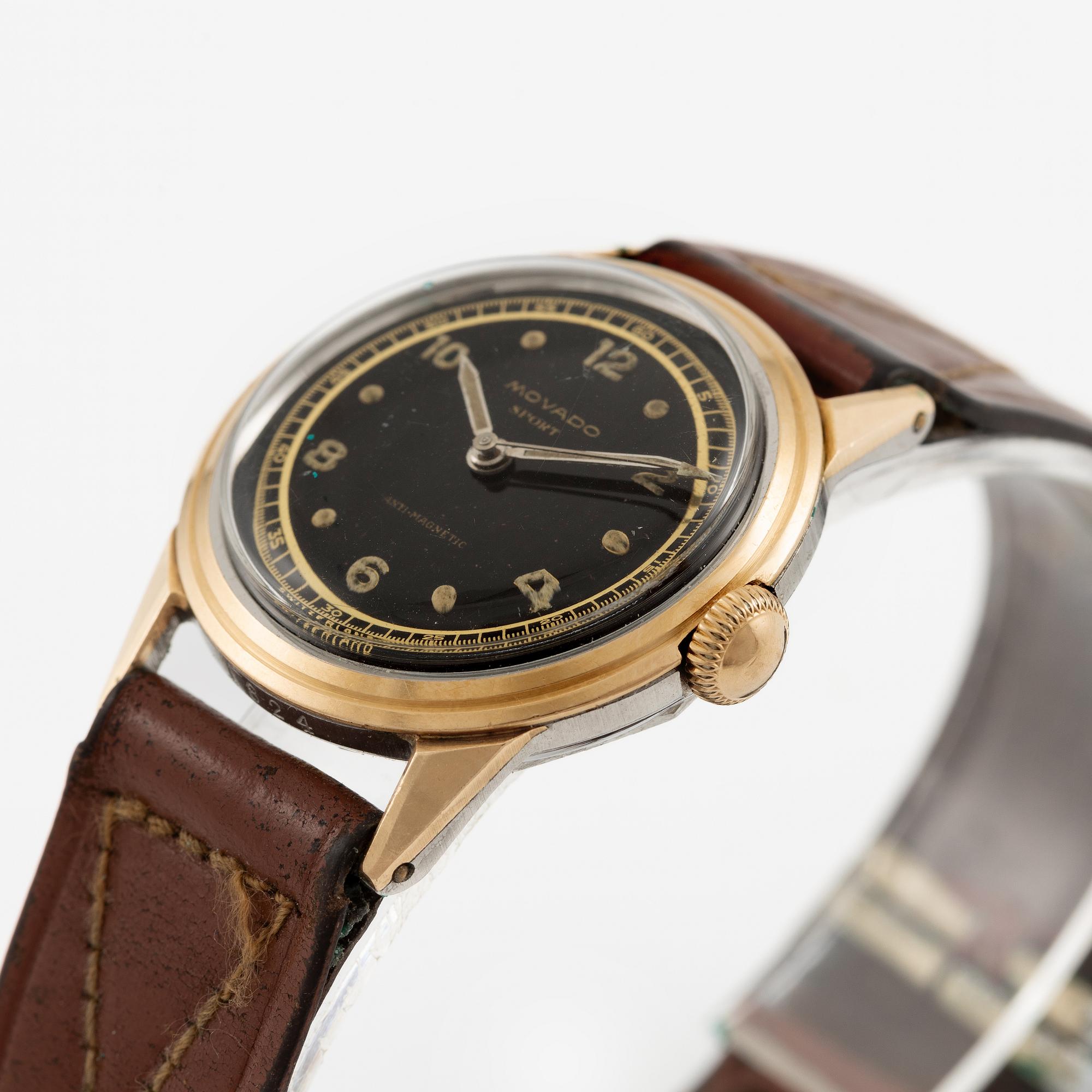 Movado, Sport, "François Borgel Case", wristwatch, 29 mm.