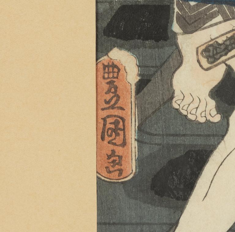 Utagawa Kunisada, Kabukiskådespelare.