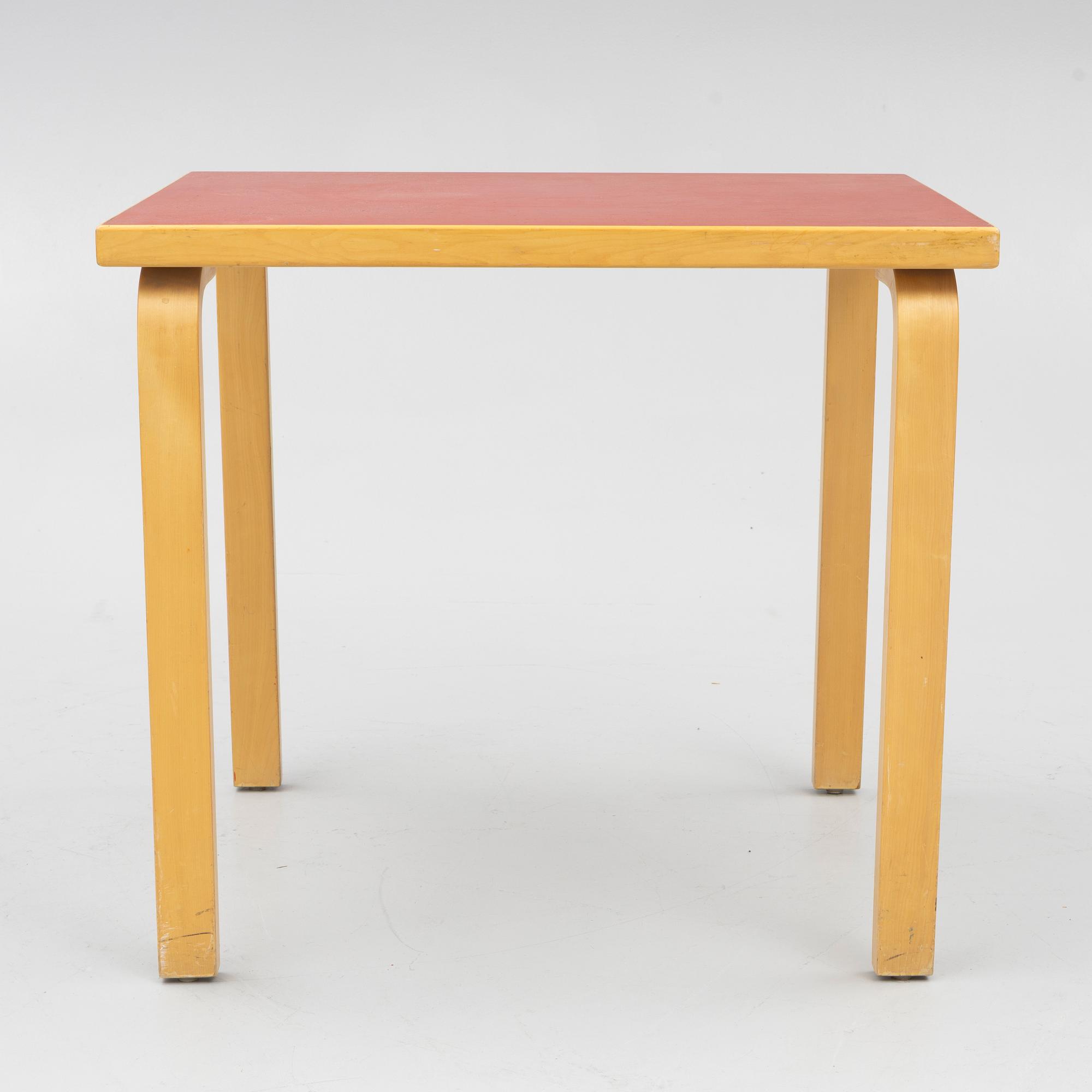 Alvar Aalto, A table, Artek, second half of the 20th century.