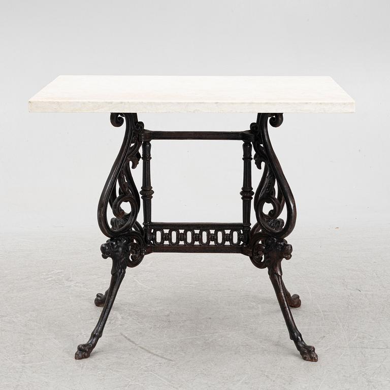 A garden table, early 20th Century.