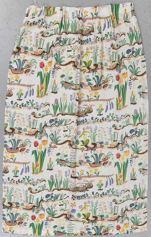 Josef Frank, ten 'Primavera' linen curtains, Svenskt Tenn.