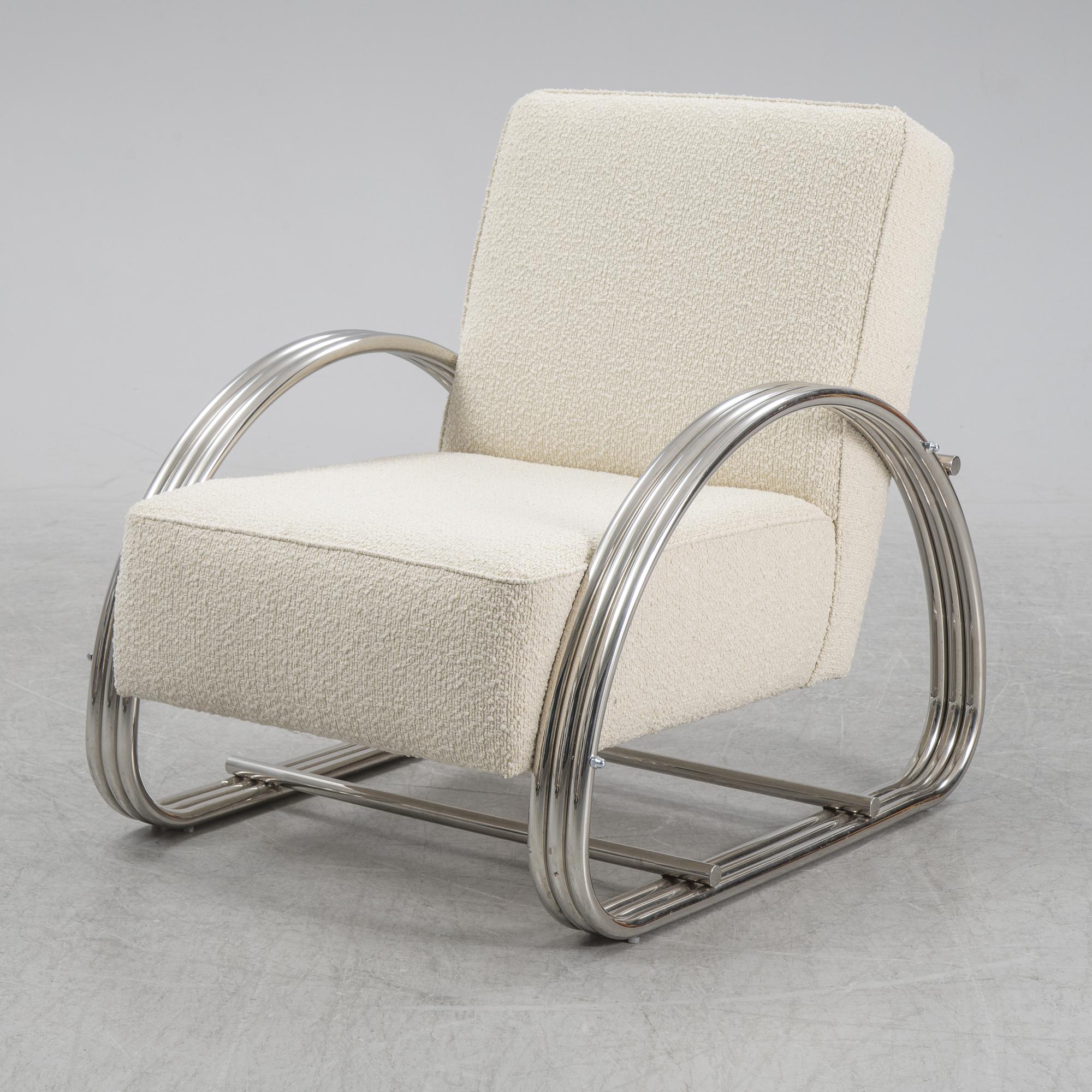 Kem Weber, after, a 'Hudson Street Lounge Chair' from Ralph Lauren, 21st Century.