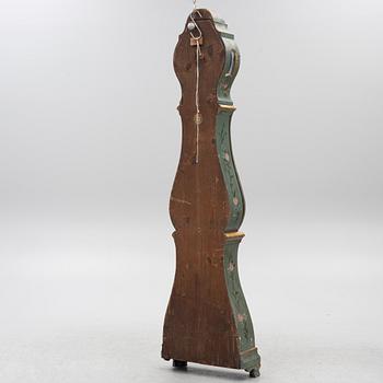 A Swedish Rococo longcase clock. The dial signed by Augustin Bourdillon, Stockholm.
