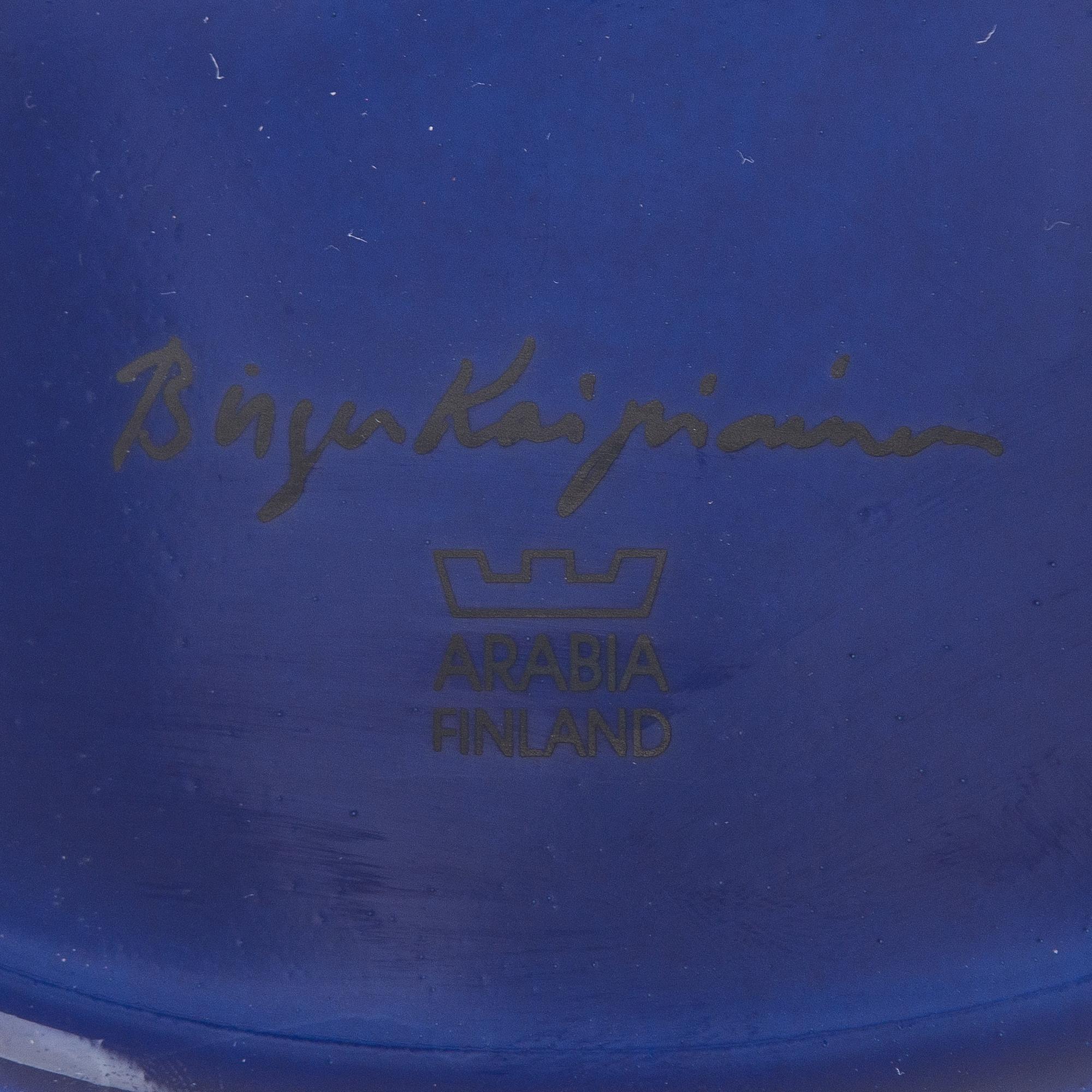 Birger Kaipiainen, fat, keramik, märkt Birger Kaipiainen, Arabia Finland.