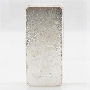 Silver bar 1kg 999 Valcambi Suisse.