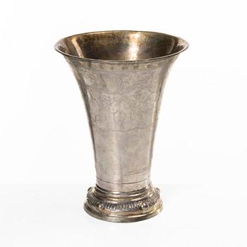 Anders Boström, a silver beaker, Borås, Sweden, 1817.