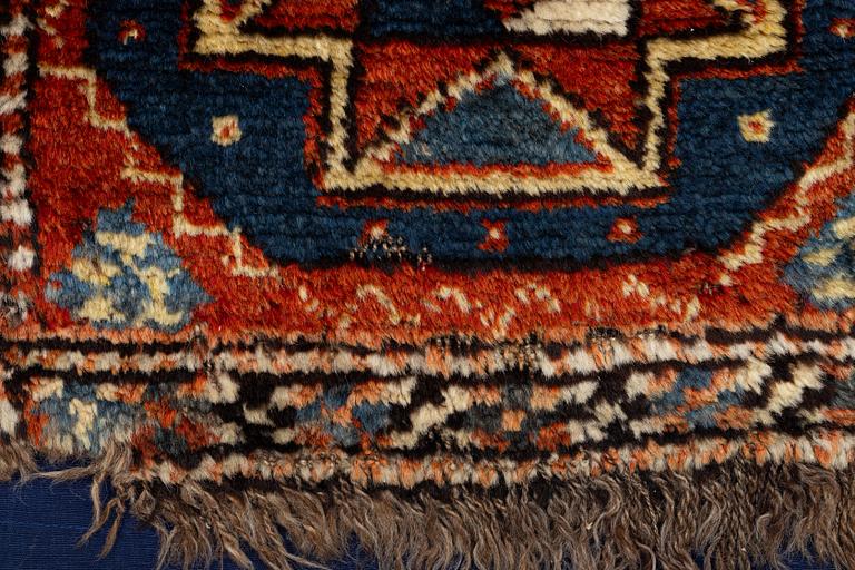 An antique Yastik rug, possibly Afghanistan, c. 110 x 57.