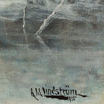 ARVID MAURITZ LINDSTRÖM, olja på duk, sign o dat 1915.