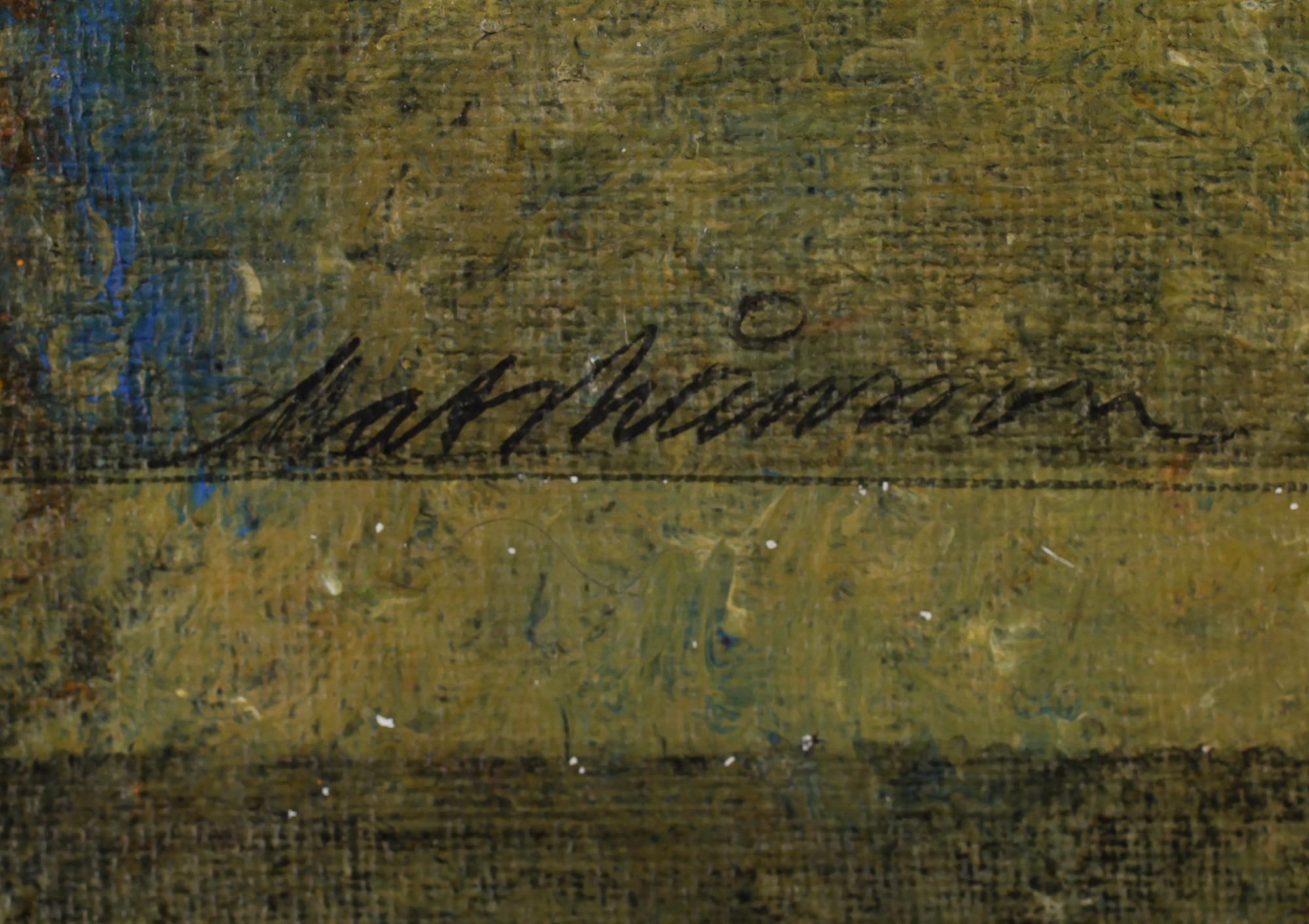 MATS MÅNSSON, olja på duk, signerad.