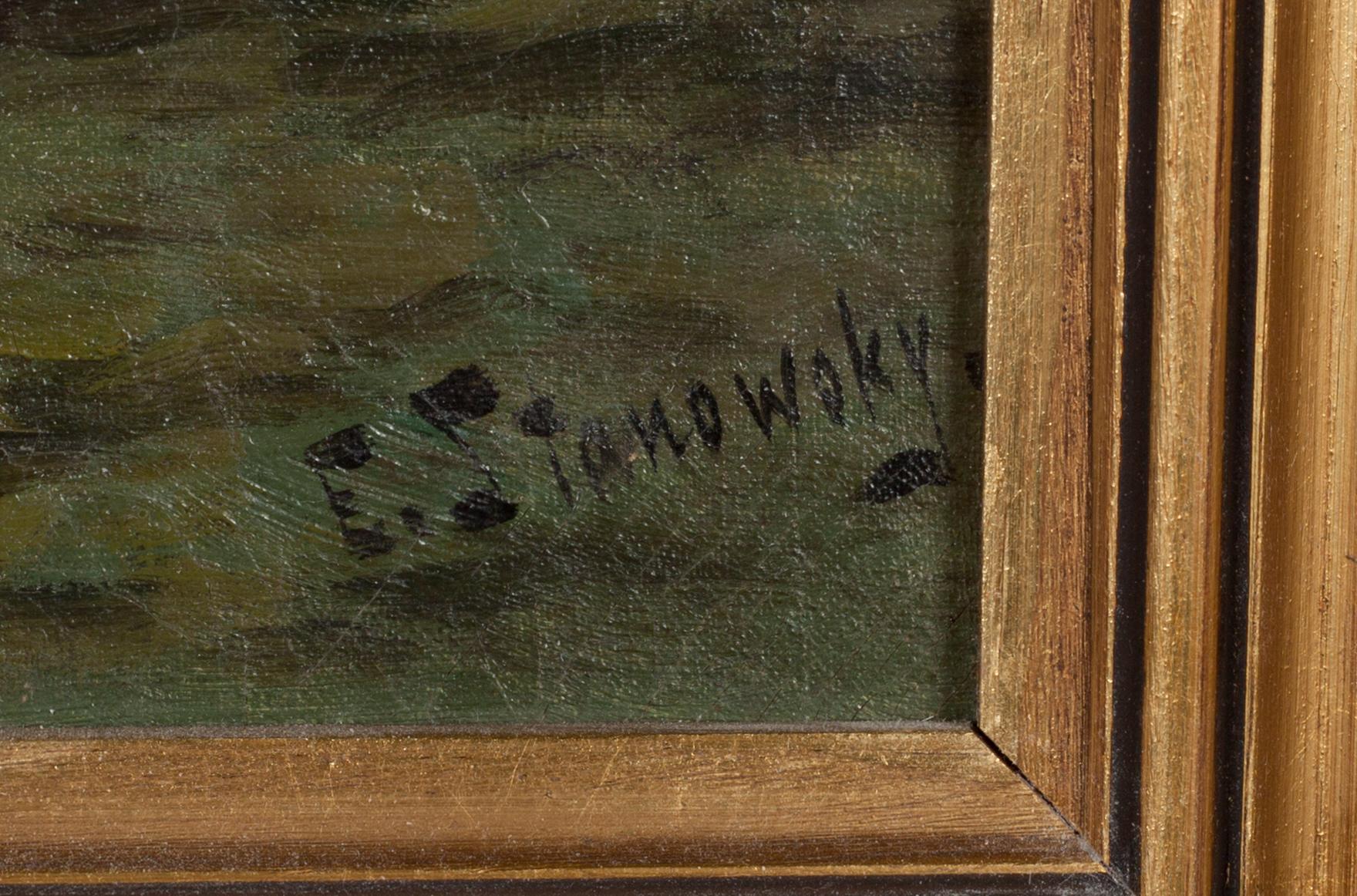 Eugen Stanowsky, oil on canvas, signed.