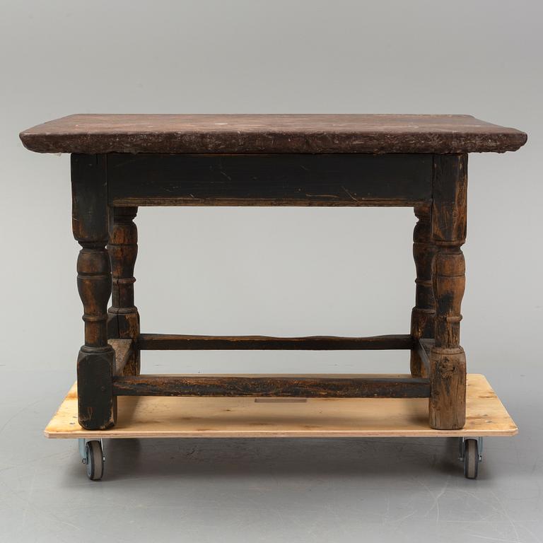 A Baroque table, 18th Century.