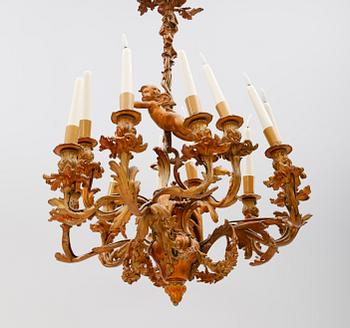 TAKKRONA, rokokostil, 1800-/1900-tal.