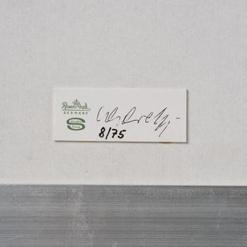 Victor Vasarely, a porcelain wall relief, Rosenthal Studio Linie, Germany, ed. 8/75.