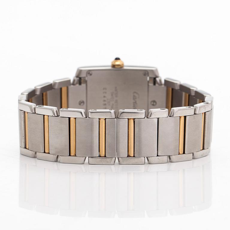 Cartier, Tank, Francaise, wristwatch, 25 x 22 (30) mm.