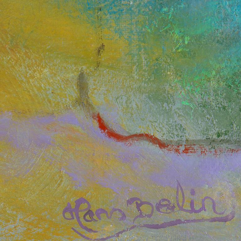 Hans Belin, oil on canvas, signed.