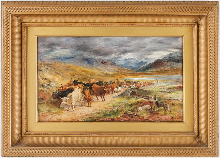 LOUIS BOSWORTH HURT, olja på duk, signerad.