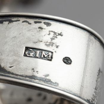 A Swedisk early 19th century silver-mounted shell, sauce-boat, mark of Gustav Ingelman, Kalmar (active 1813-1822).