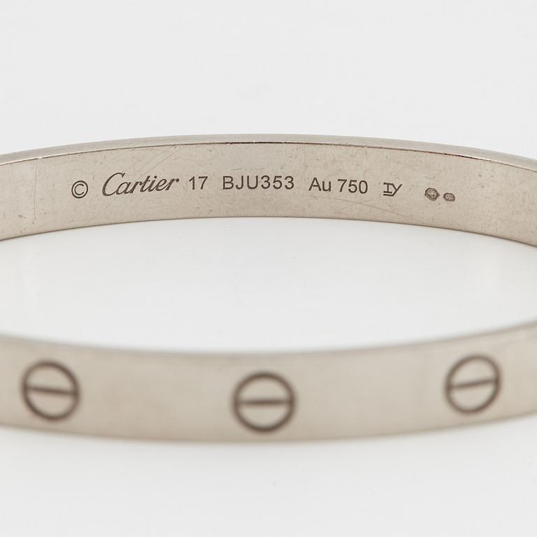 A Cartier "Love" bracelet.