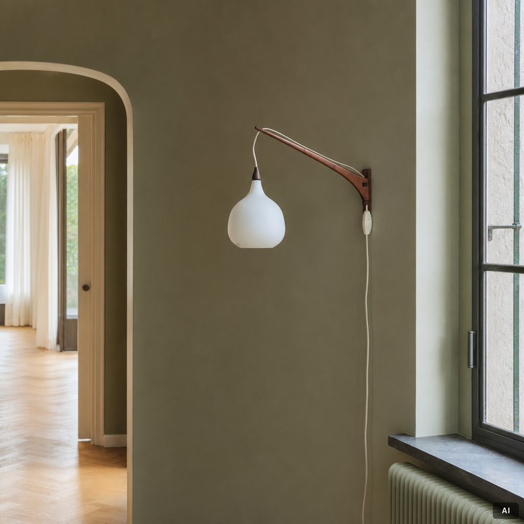 Uno & Östen Kristiansson, Wall lamp, Luxus, Vittsjö, late 20th century.