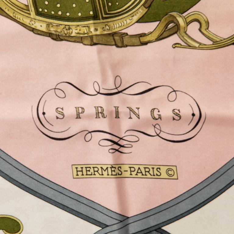 Hermès, scarf, "Springs".