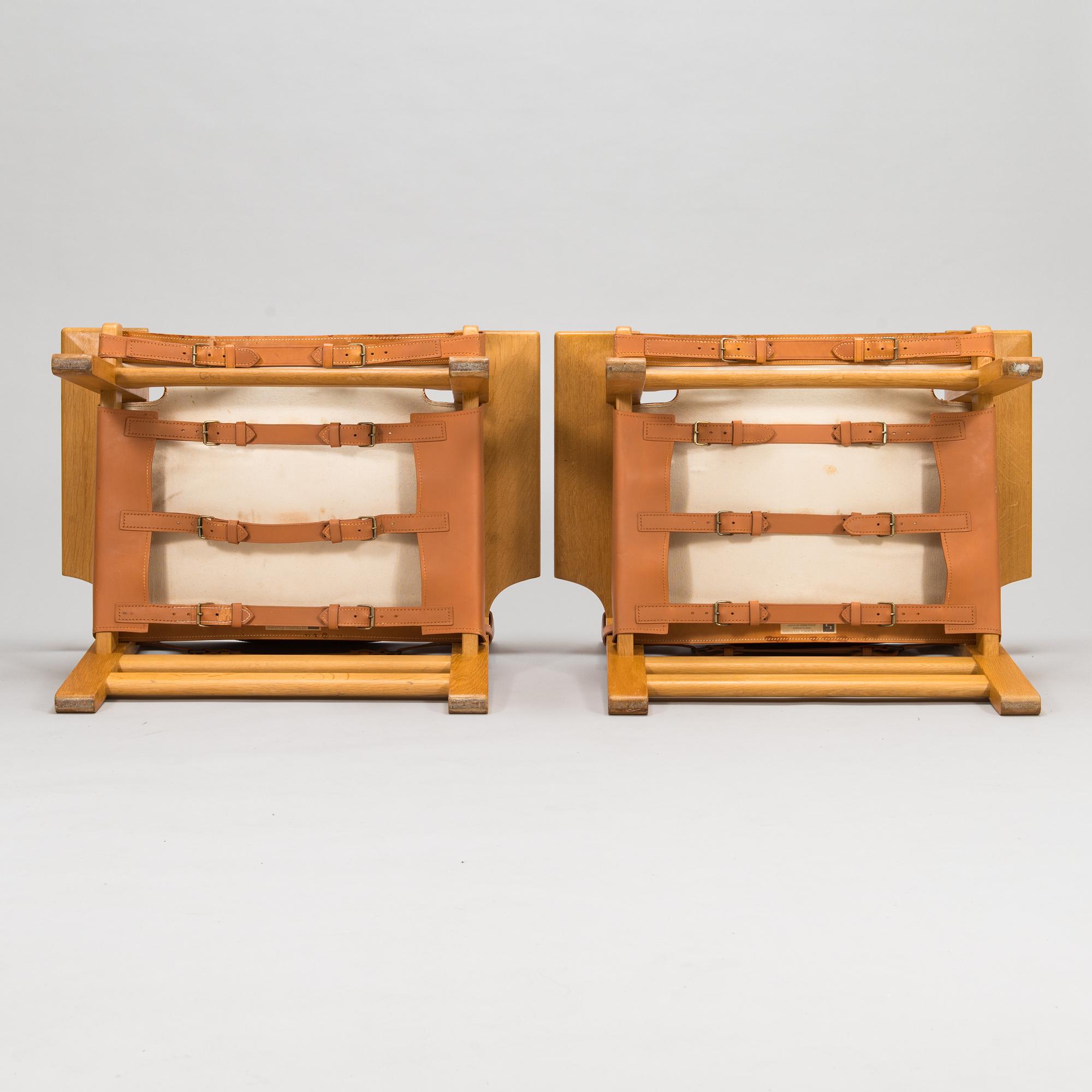 Børge Mogensen, nojatuolipari, "Spanish chair" Fredericia Stolefabrik, Tanska.