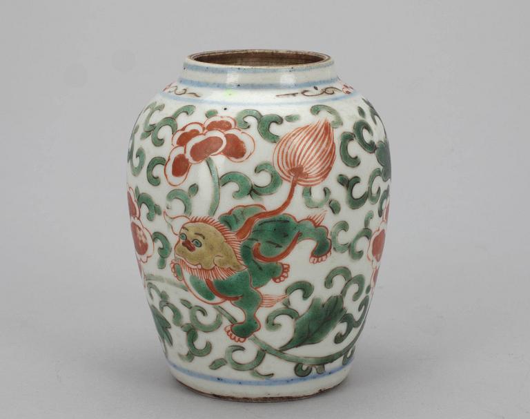 URNA, porslin, Kina, Kangxi, (1662-1722).