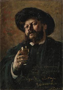 653. Axel Borg, Portrait of Ernst Josephson.