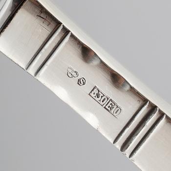 BESTICK, 89 delar, silver, "Rosenholm", 1900-talets andra hälft. Total vikt ca 3445 g.