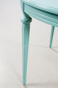 MATGRUPP, 7 delar, Gustaviansk stil, omkring 1900-talets mitt.