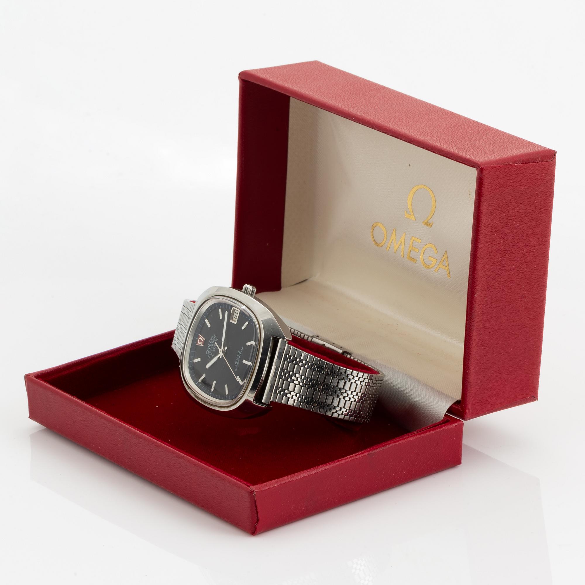Omega, De Ville, Electronic (f300Hz), wristwatch, 37,5 mm.