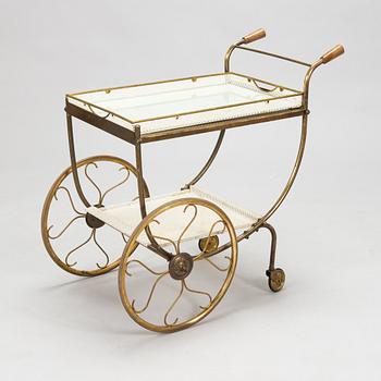 A mid-20th-century serving trolley.