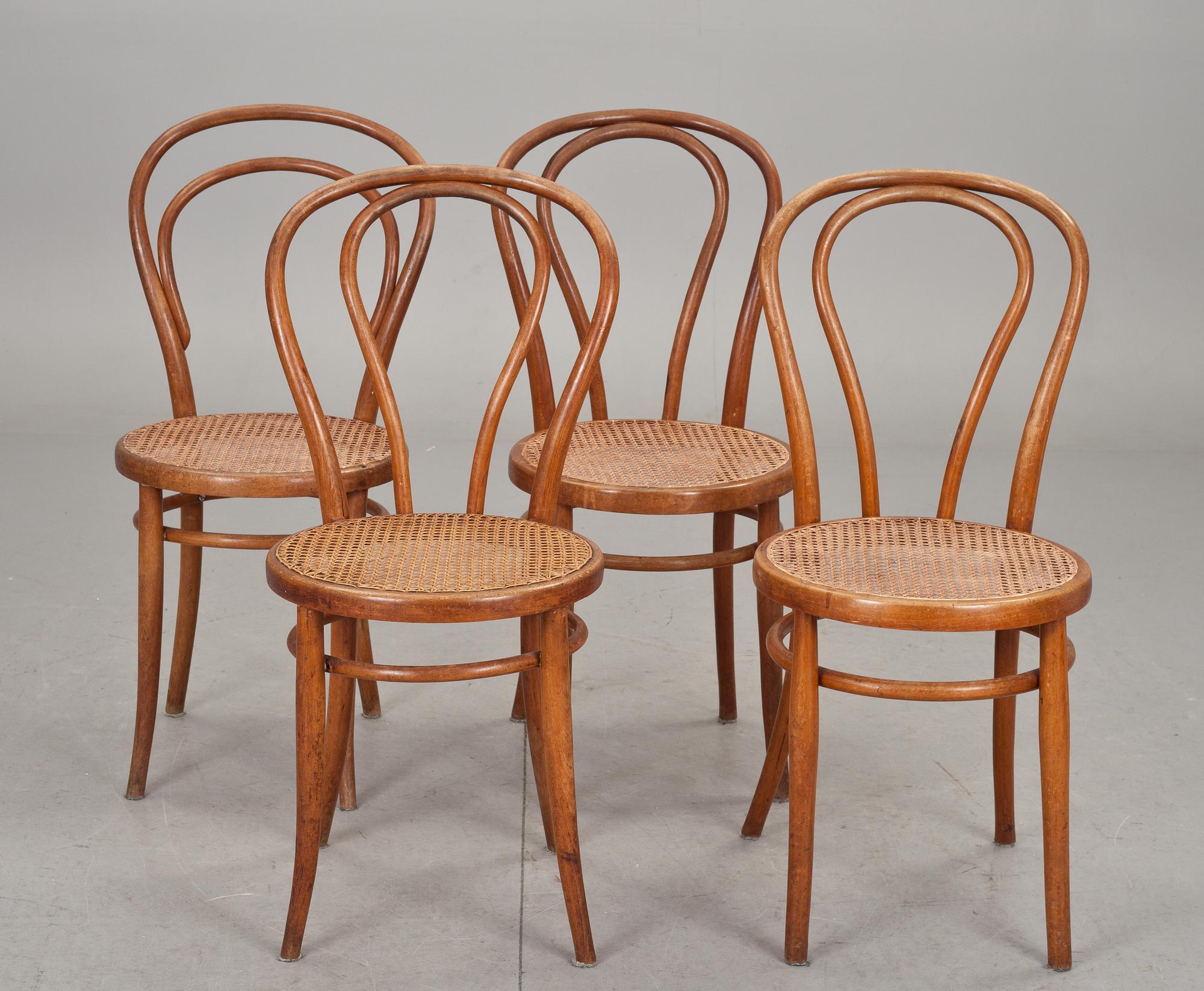 STOLAR, 3+1 st, Thonet-stil, 1900-talets första hälft.