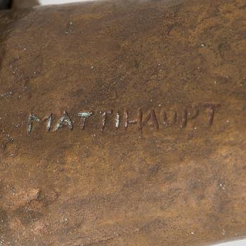 MATTI HAUPT, sculpture, signed.