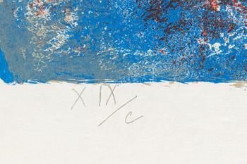 Theo Tobiasse, "The Song of Songs of King Solomon", portfolio with 12 colour lithographs.