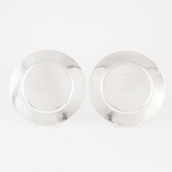 Atelier Borgila, fat, ett par, sterlingsilver, Stockholm 1954.