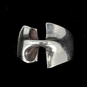 BJÖRN WECKSTRÖM, 4 RINGAR + HÄNGE, 925 silver. Lapponia 1978-88. Vikt 24 g.