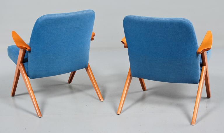 FÅTÖLJER, ett par, 1900-talets andra hälft.