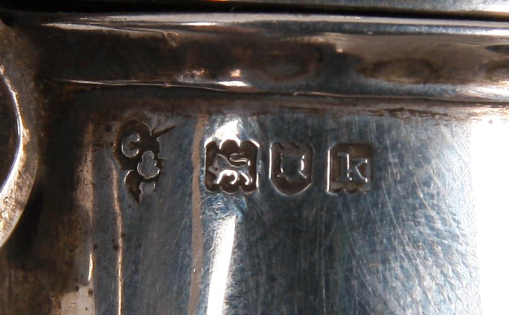 PARTI SILVER, 5 delar, bla London 1905.