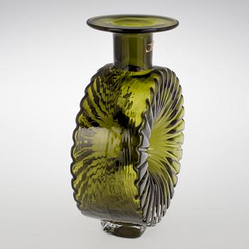 FLASKA, glas "Solflaskan", Helena Tynell, Riihimäen lasi. Formgiven 1964.