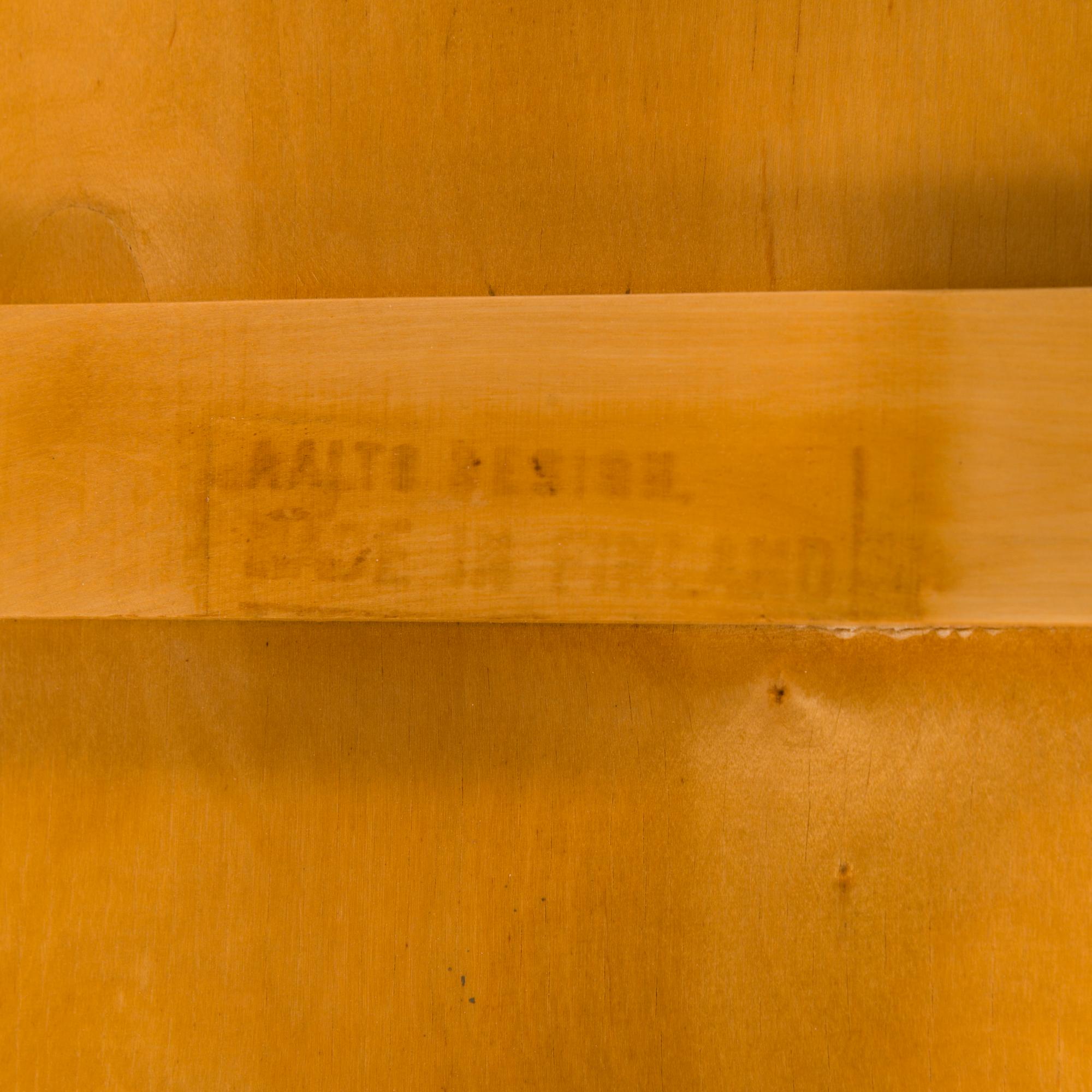 ALVAR AALTO, serveringsvagn modell 98, O.Y. Huonekalu-ja Rakennustyötehdas A.B. tidigt 1940-tal.